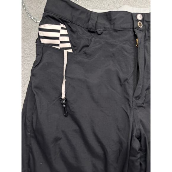 Volcom Nimbus Black Snowboarding Pants Mens Large Black White Pockets - Picture 13 of 16